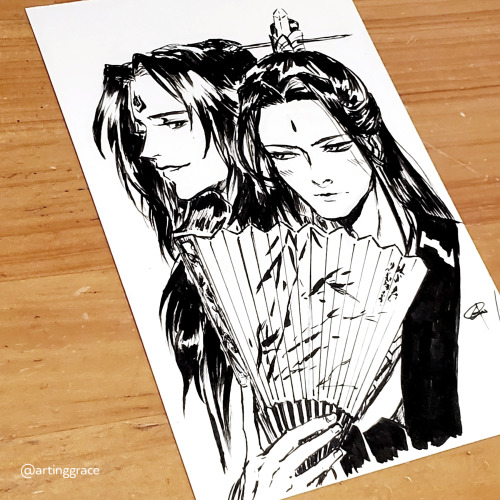 some quick mxtx character 4x6″ inks for friends :) on twitter | instagram - DO NOT REPOSTbuy me a co