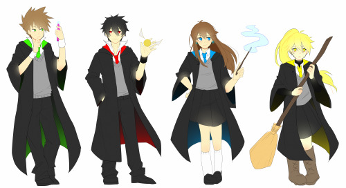 A Pokemon Special x Harry Potter AU I had to get out of my system