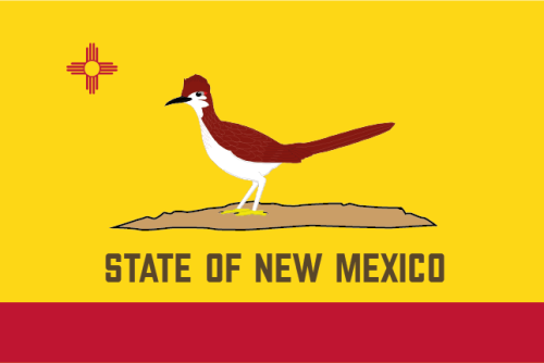 Flag of New Mexico in the style of California from /r/vexillology Top comment: I use the colors of t