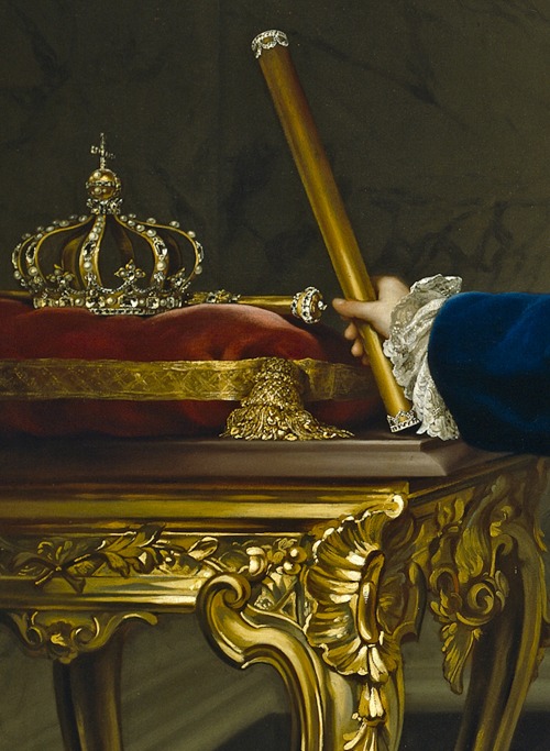 mademoisellelapiquante:Anton Raphael Mengs | Ferdinand IV, King of Naples (detail) | 1760
