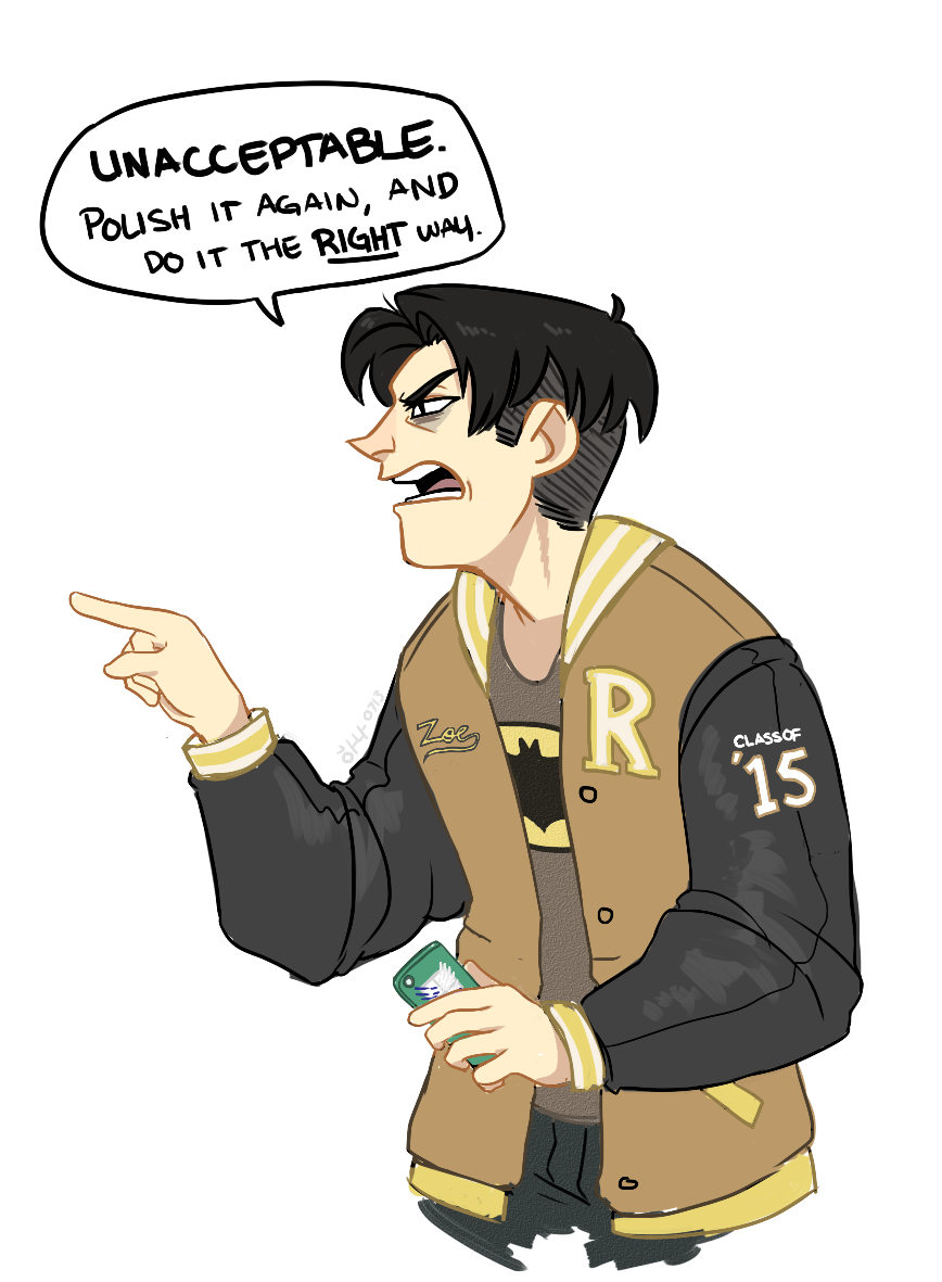 erenyeagerbomb:  if you cant blind the judges in the pressbox with your instrument