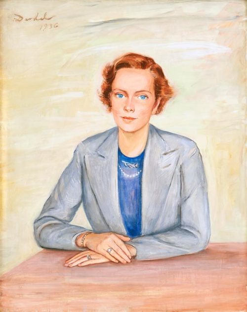 Nils Dardel (Swedish, 1888-1943). Portrait of Malin Sievert.