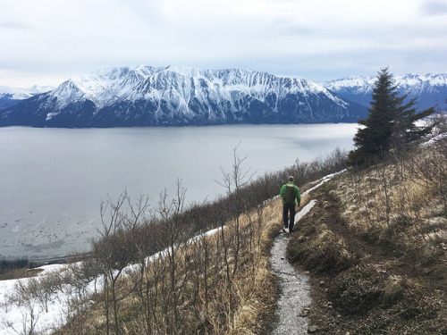 Bird RidgeChugach Natl Forest, AKAlaska is so rad. 20 min drive and 4000ft up. Feel it all around, k