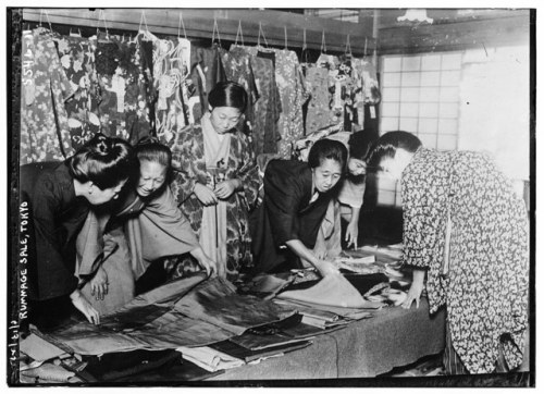 Rummage sale, Tokyo (LOC) by The Library of Congress Bain News Service,, publisher. Rummage sale, To