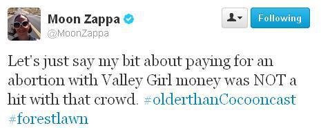 The best of Moon Unit Zappa&rsquo;s &ldquo;Valley Girl&rdquo; tweets (featuring me!).