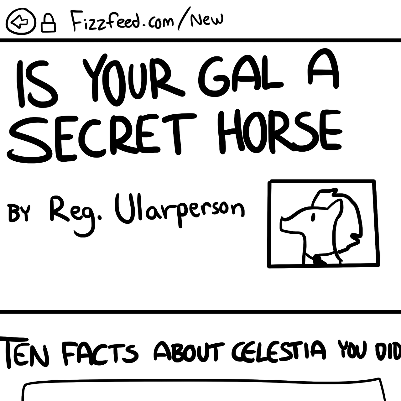 thehorsewife:Couldn’t be… X3