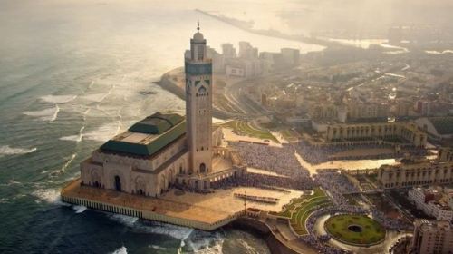 marhaba-maroc-algerie-tunisie:Hassan II Mosque, Casablanca, Morocco