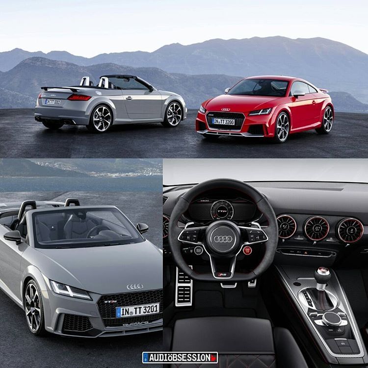 audi-obsession:  The New TTRS is here! 😲  Looks like those crazy jokers at Audi