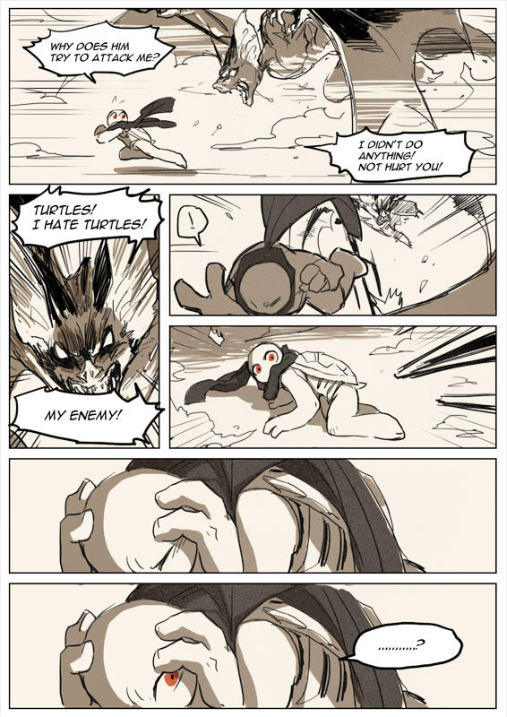 zibanitu6969:   TMNT fancomic “Dimension M Red and Black”#6 page 1-3 *Previously