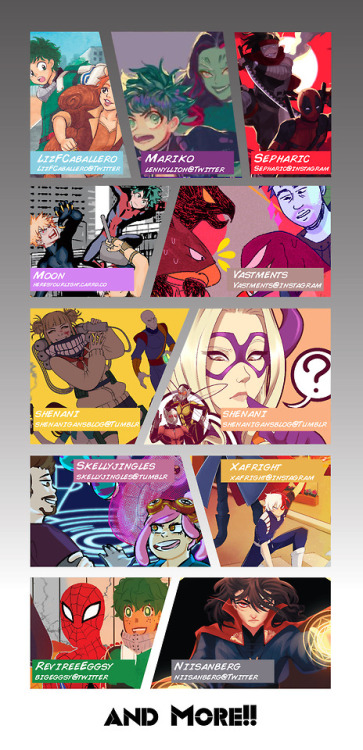 Zine Preview PostTake a look at our list of wonderful artists and writers (and a small preview of th