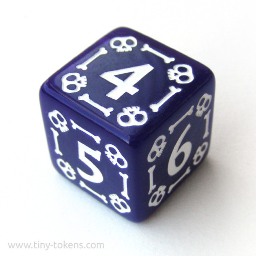For the Halloween event at my FLGS I made a bunch of custom engraved D6 dice with spooky images on t