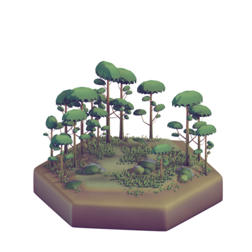 A funky little woodland for day 8!