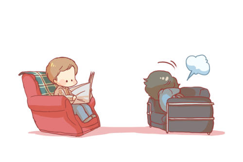 addignisherlock: based on the ask that @cj-holmes sent me, it was so cute i just had to draw it &