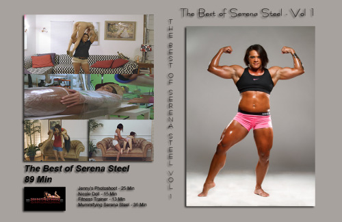 “The Best of Serena Steel” is available now at www.seductivestudios.com and http://www.videos4sale.com/store/18252 We love Serena Steel and I know that you do too… OR ELSE!! Our favorite female professional body builder is here with her