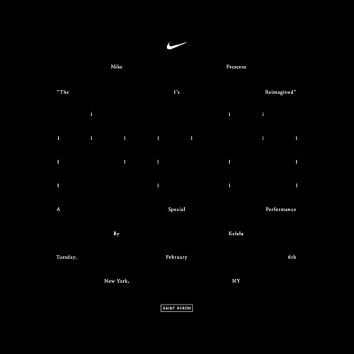 Nike “The 1′s Reimagined” x Kelela Invitation (Outtake)