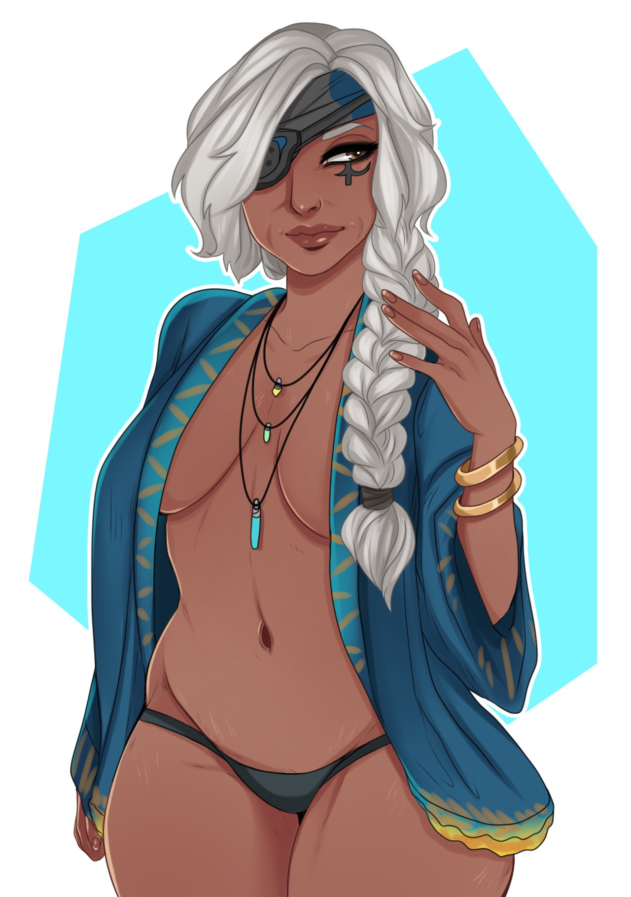 lady-amaranthine:  Ana for my lingerie series. God I had fun with this *-* || Patreon || Commission