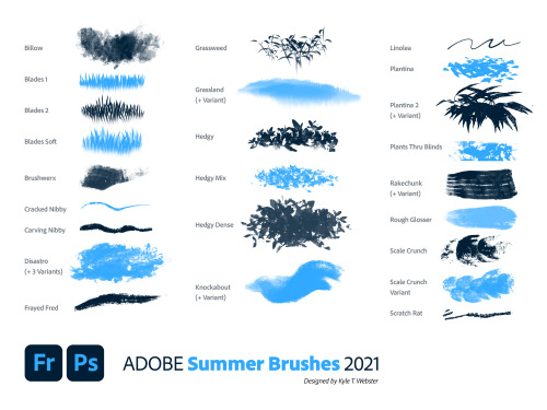 The Summer 2021 brushes are live in North America (and will be live worldwide in about two weeks). Y