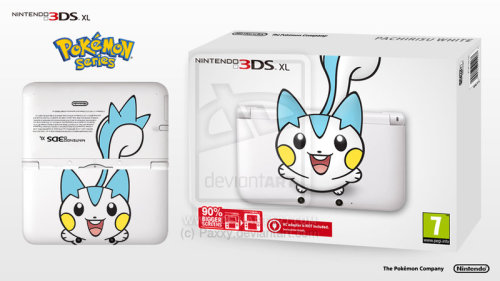 frantzfandom:  zuperblog:  Nintendo 3DS XL Pokemon Series by paxxy  Oh god  But… but that’s now how you hold your DS D: these are so cute but the fact that they’d be upsidedown toward everyone would drive me bonkers.