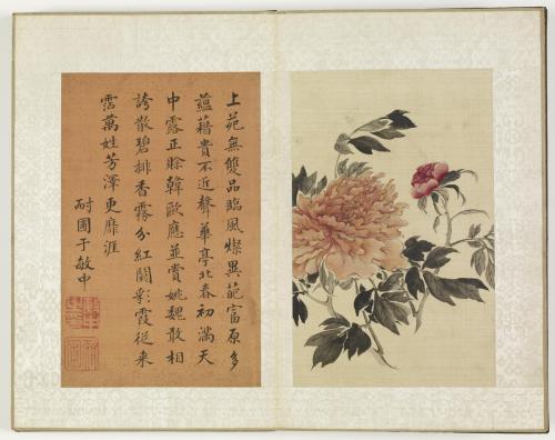 Album of calligraphies and paintings   Writing and Pictures of Qian Chasan
