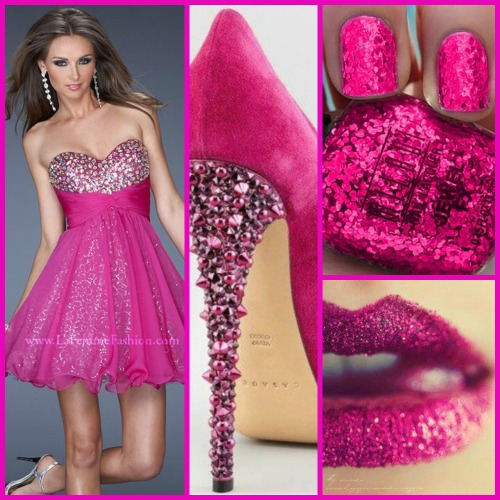 Pink isn’t a color, it’s an attitude! Style 19250 #lafemme #fashion #lafemmefashion #sty