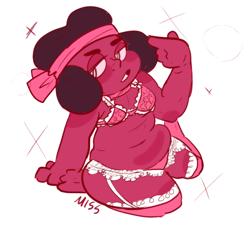 misspolycysticovaries:  i have seen a lot of pics of sapphire in lingerie but i don’t use to see ruby so bonus sapphire: 