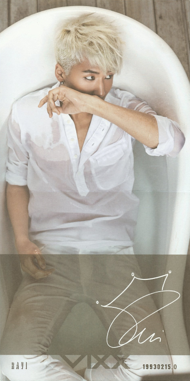 kaeseorin:  VIXX ◀◀ ‘Jekyll’ Ravi Member Insert Scan It’s not very big, but I tried. ;_; Feel free to edit or whatever!Full sizes 1 | 2 