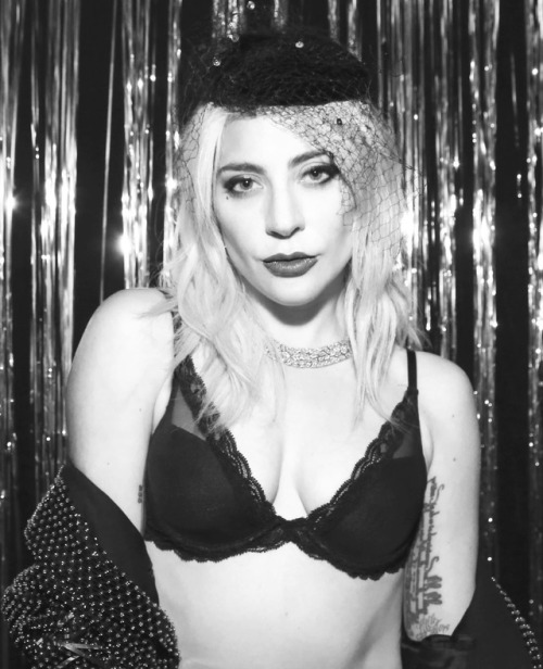 black-and-white-gaga:At a Grammy afterparty 