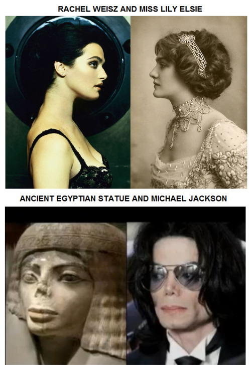 daddyslittlebunny:  sarasaurousrex:  godzillapie:   Celebrity and historic figure doppelgangers  Or time travelers  If you dont believe in reincarnation or time travel, get the fuck outta my face!   😂