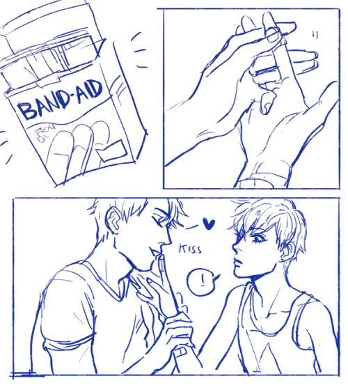 ipoophere:crying as i draw dumb comics