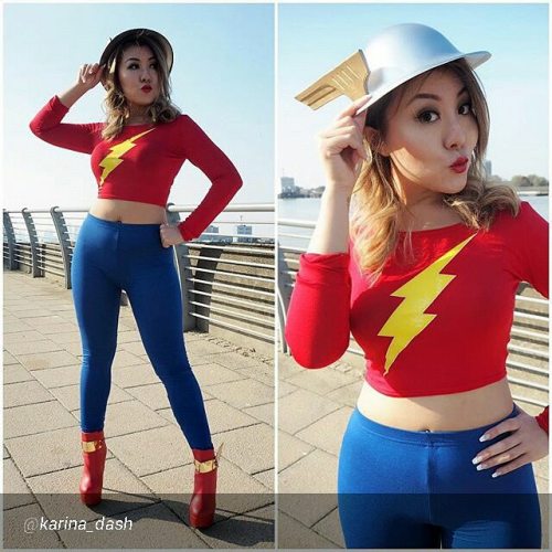 By @karina_dash &ldquo;My name is Jay Garrick, I&rsquo;m here to tell you that your world is