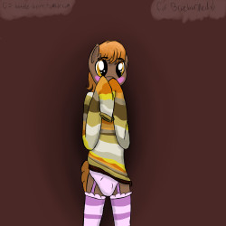 g3-bubble-berry:  I drew a thing!  :D  (and a good thing too!  :D)  oh gosh, i&rsquo;m a sucker for the oversized sweater thank you ! !