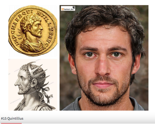 alanspazzaliartist:What Roman Emperors Looked Like Using AI, Facial Reconstruction, And Photoshop