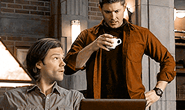 Porn Pics ohsamulet:  Sam & Dean + Coffee… to