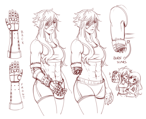 xuunies:  a reference of future ruby’s robot arm! someone needed it so i decided to share it with you all since it might come in /handy/. B^) 
