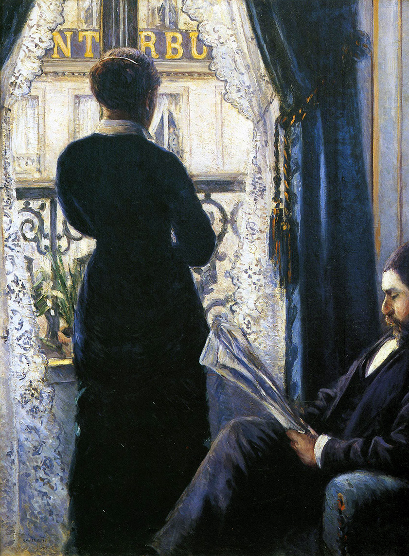 Gustave Caillebotte - “Mujer en la ventana” (1880,... - El Cuadro del Día