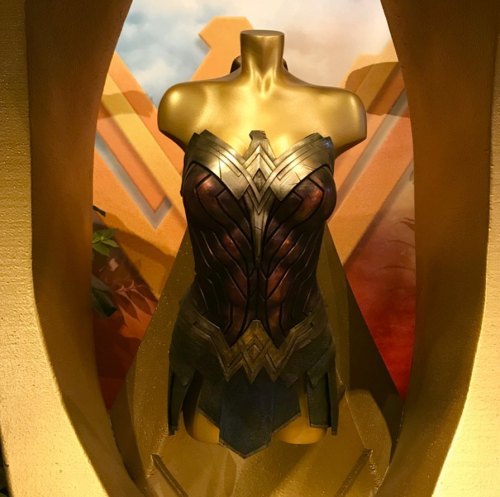 Movie costumes and props from Wonder Woman at Warner Bros. Studios. #wonderwoman #moviecostume #movi