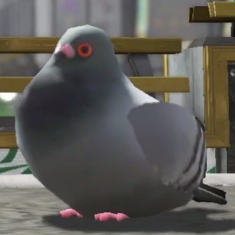 lowpolyanimals:Pigeon from Splatoon 2