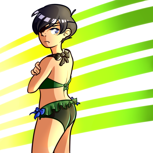 krispy-art:I wanna draw Ciel in a swimsuit to! &gt;w&lt; he’s just to precious omfg