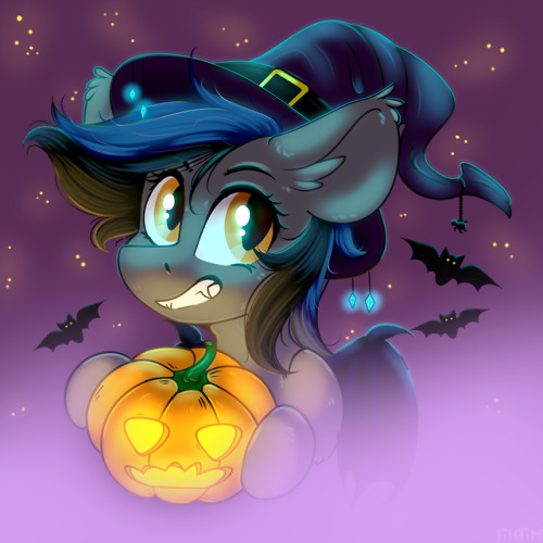 batponyecho: batponyecho:  Tis the season to be a bat! Halloween YCH by LilClim https://ych.commishes.com/auction/show/9CDA/witch-pony-icon/  Reblogging to wish everypony a fantastic Nightmare Night! 