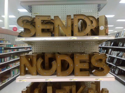 underwatersins:  So I went to Target today. 