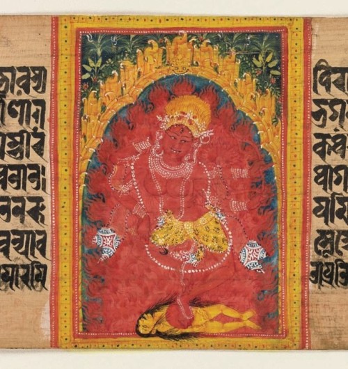 Kurukulla, pala manuscript from Bengal 