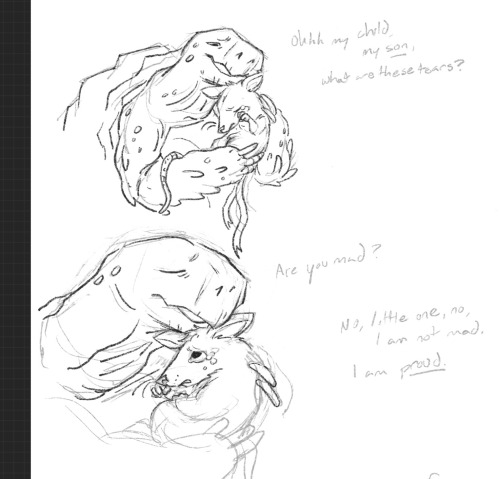 Here Have A Wip Of A Rat Sons Comic That I Keep Tearing Up About While Writing