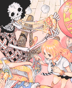 younggenji: One Piece 779 color spread: Let’s Go for Pirate Festival!