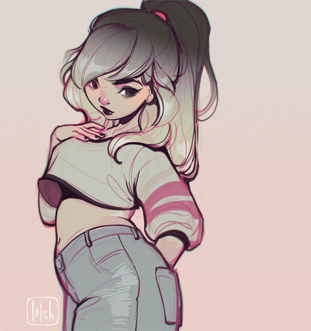 loish:  instagram sketchings ~ instagram.com/loisvb 