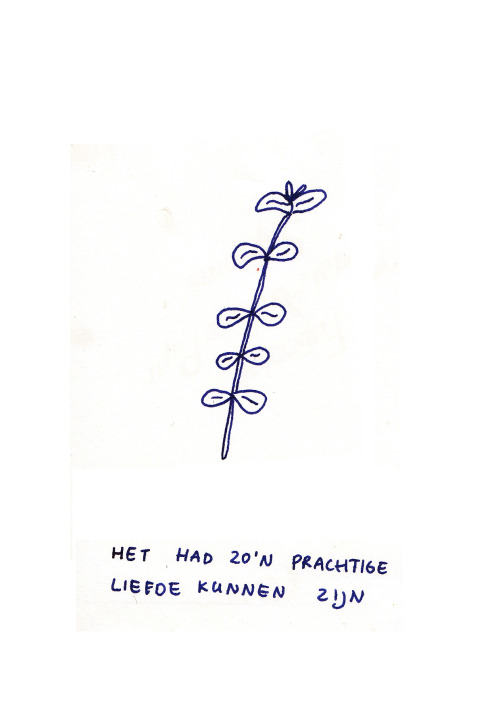 zwarteinkt: vaarwel muntplant