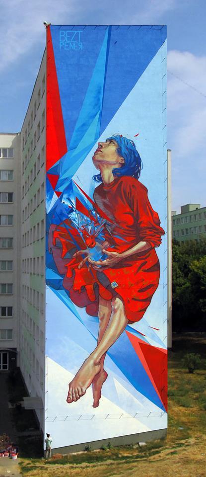 artmonia:  Street Art by Etam Cru Lodz, Poland based street artists Bezt and Sainer