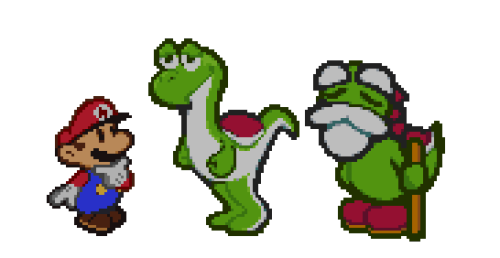 prototypes Yobby and Old Yobby but they’re apart of the Paper Mario 64 gang
