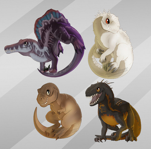 chibi dinosaurs | Tumblr