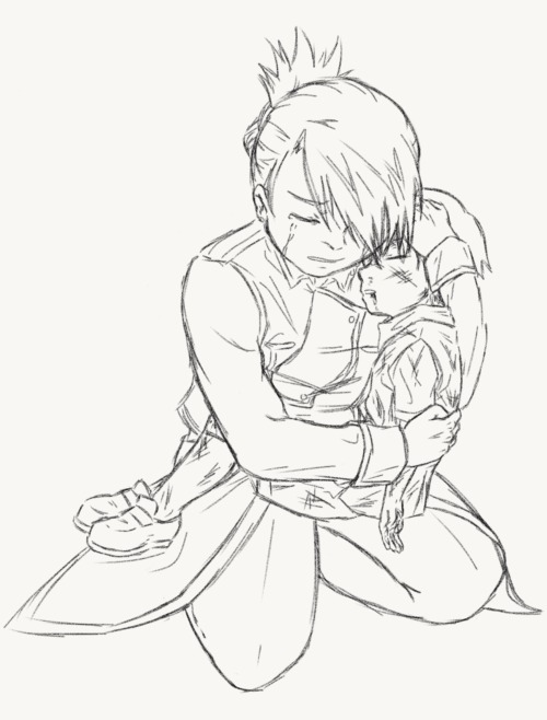 thesilentwatcher: remember that time where I said I was drawing tragedy + riza because I couldn&rsqu