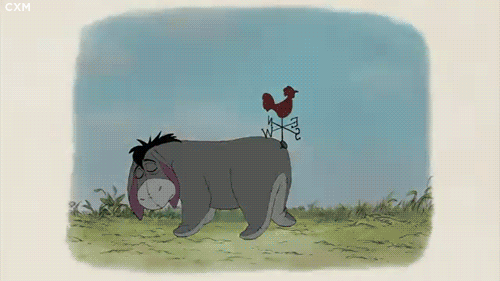 harkness-and-sparrow:crimsonclad:five-boys-with-accents:Eeyore is just one of those characters that 